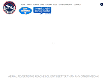 Tablet Screenshot of barnstormersaerialadvertising.com